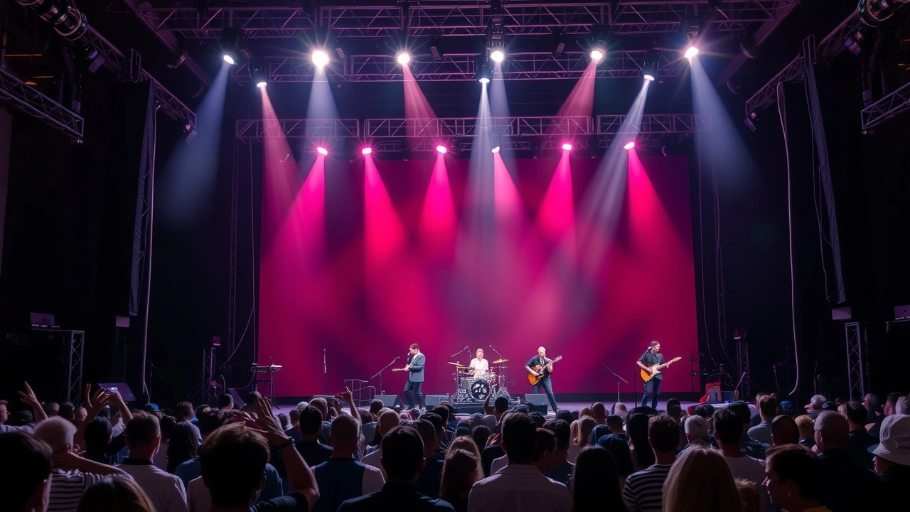 artistes en scene lors d'un spectacle vivant