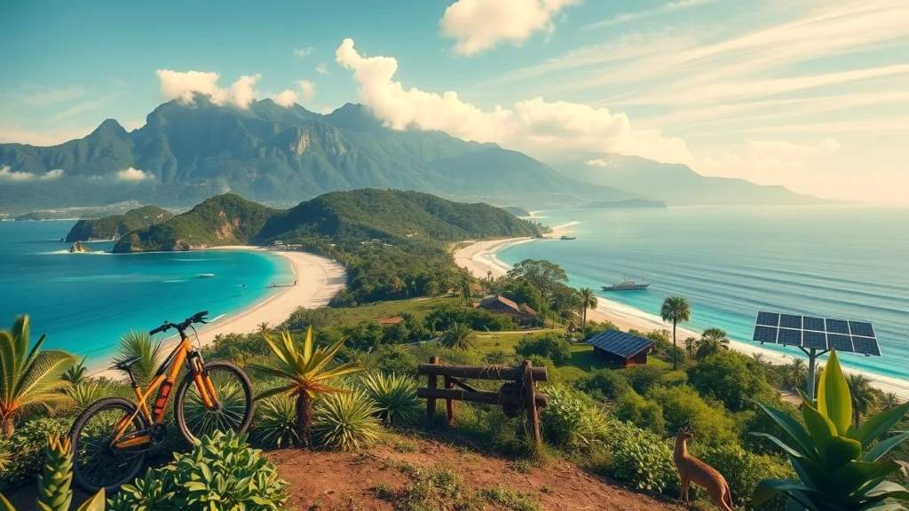 Une destination de voyage paisible et écologique au milieu de la nature.