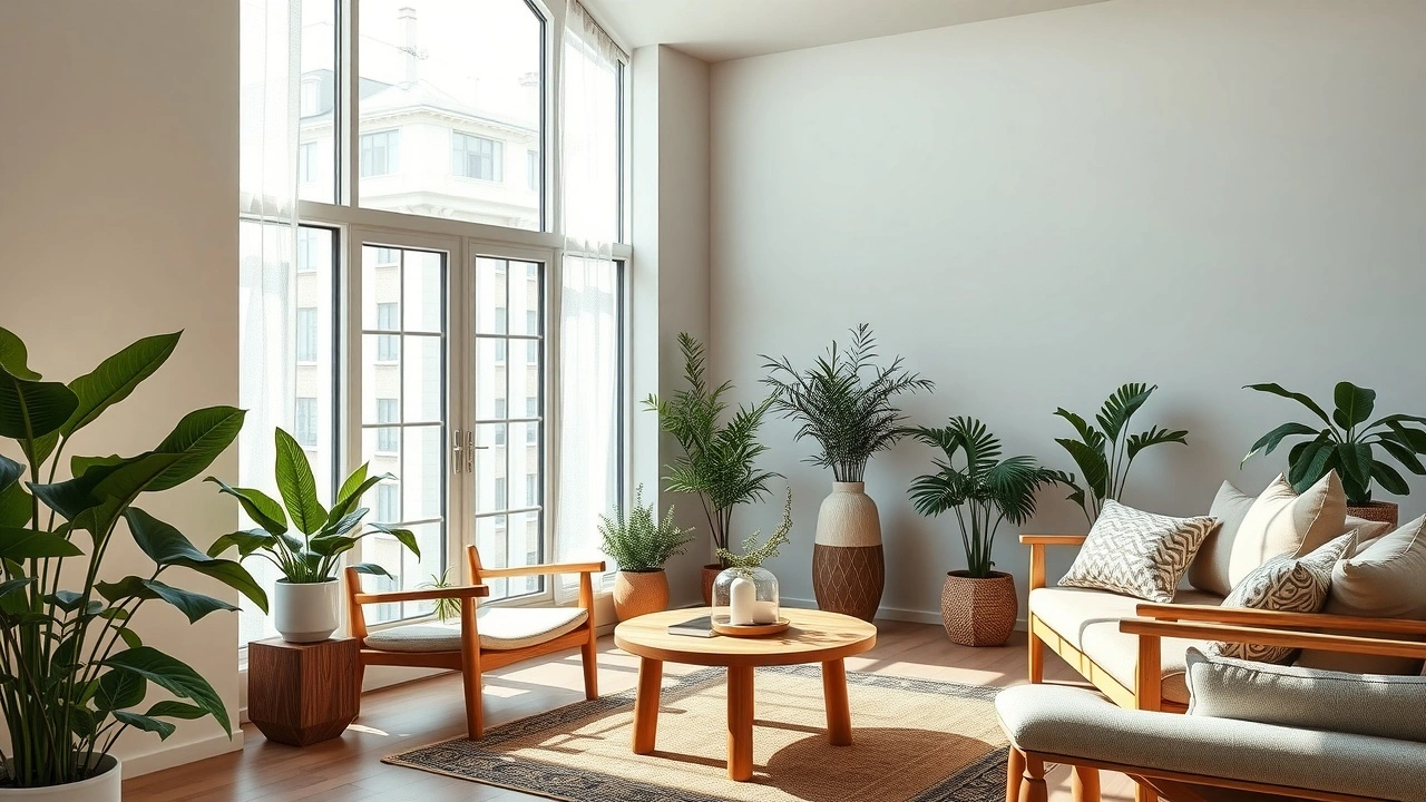 une piece confortable avec un eclairage naturel doux