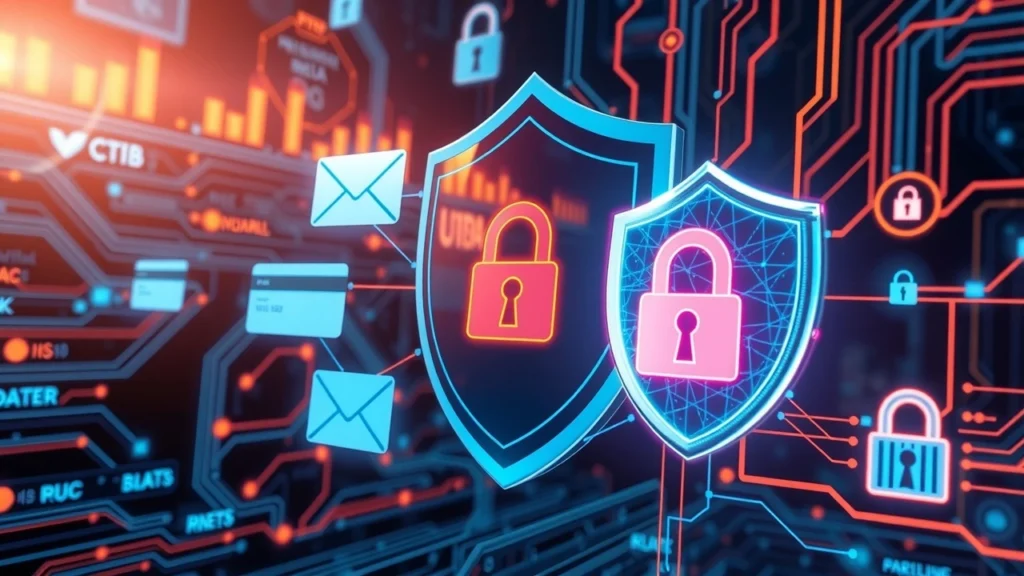 Illustration des tendances modernes de cybersécurité pour protéger les données personnelles.