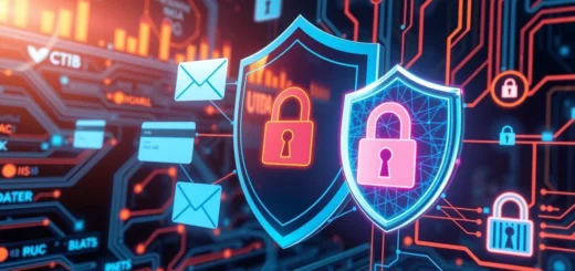 Illustration des tendances modernes de cybersécurité pour protéger les données personnelles.