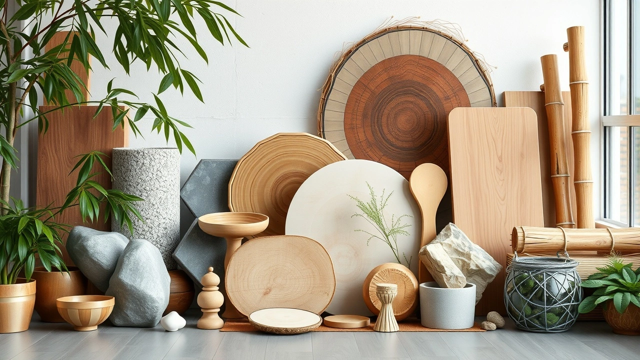 matériaux naturels pour décoration intérieure