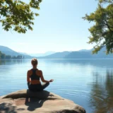 Un paysage serein illustrant l'impact de la musique méditative sur notre bien-être émotionnel.