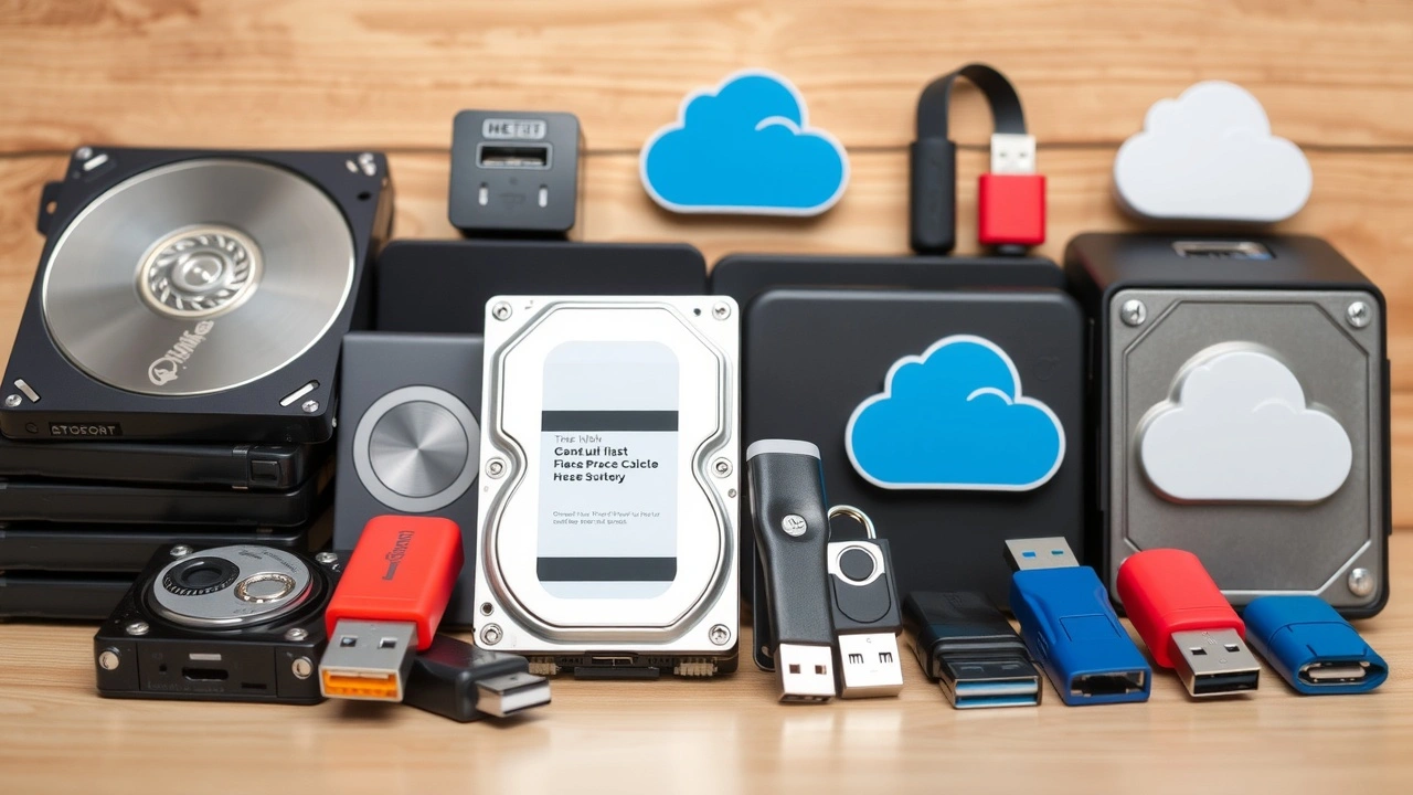 différents types de dispositifs de stockage de données