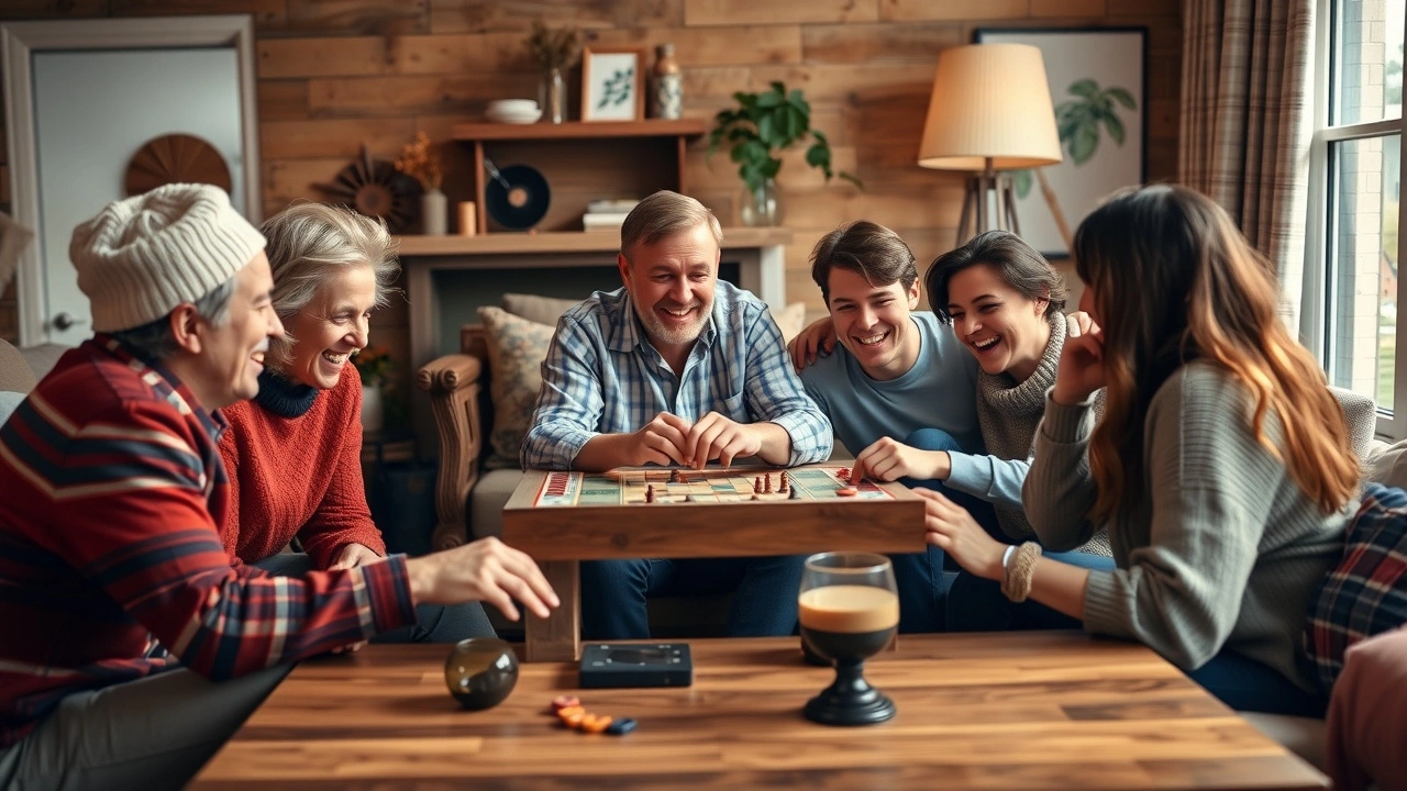 groupe d amis jouant a des jeux de societe