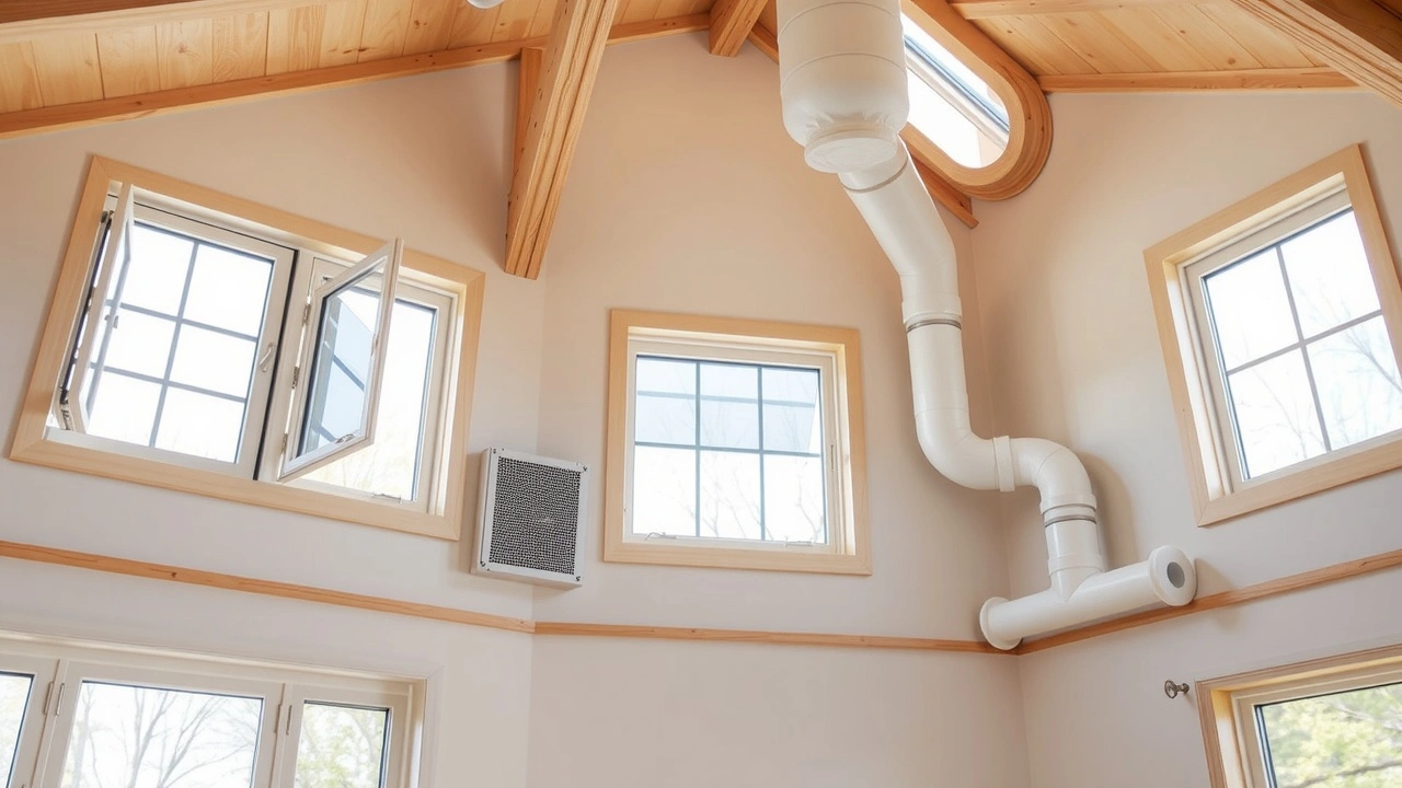 systmes de ventilation naturelle dans un habitat