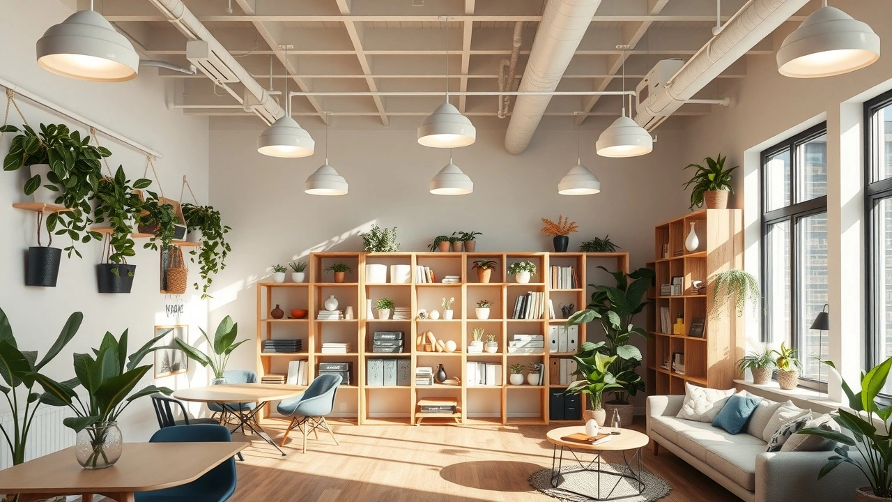 espace multifonctionnel bien éclairé et écologique