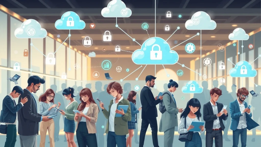 Une illustration montrant comment les technologies de stockage cloud transforment la gestion des données personnelles.