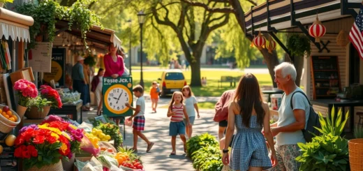Une scène vibrante de la beauté quotidienne capturée à travers la photographie.
