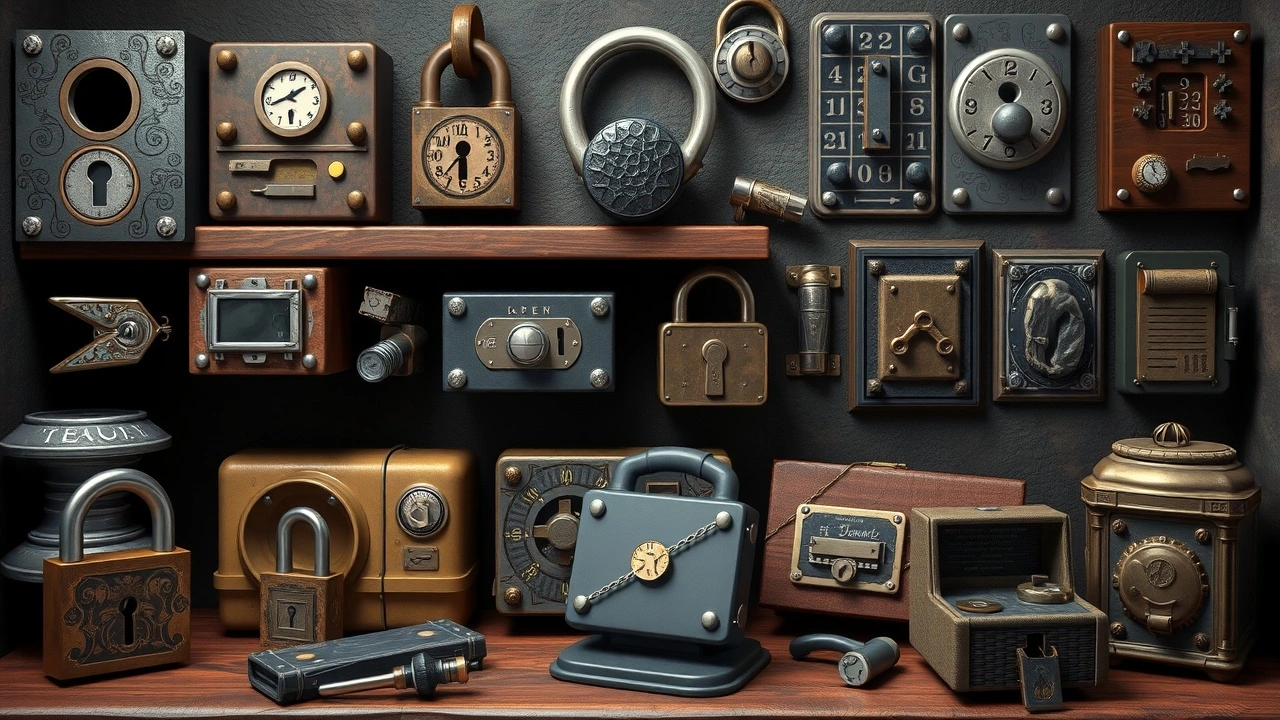 éléments de jeux d'évasion à utiliser à domicile