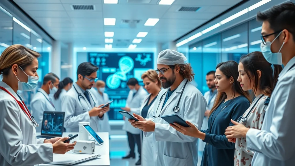 Illustration des dernières innovations en biomédecine et leur impact sur la santé.