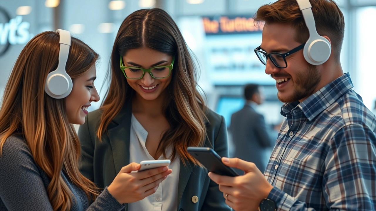 photo de personnes utilisant des technologies d'intelligence émotionnelle