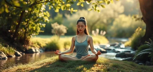 Une scène sereine illustrant la bienveillance envers soi-même.