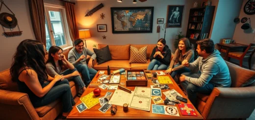 Scène d'une soirée jeux d'évasion à domicile avec des amis