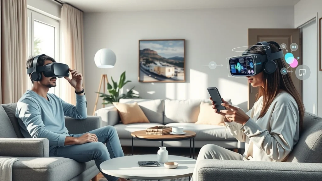 Illustration des technologies immersives dans la vie quotidienne