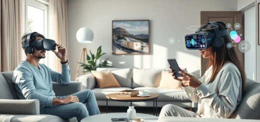 Illustration des technologies immersives dans la vie quotidienne