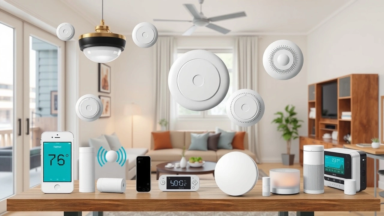 capteurs intelligents dans un environnement domestique connecté