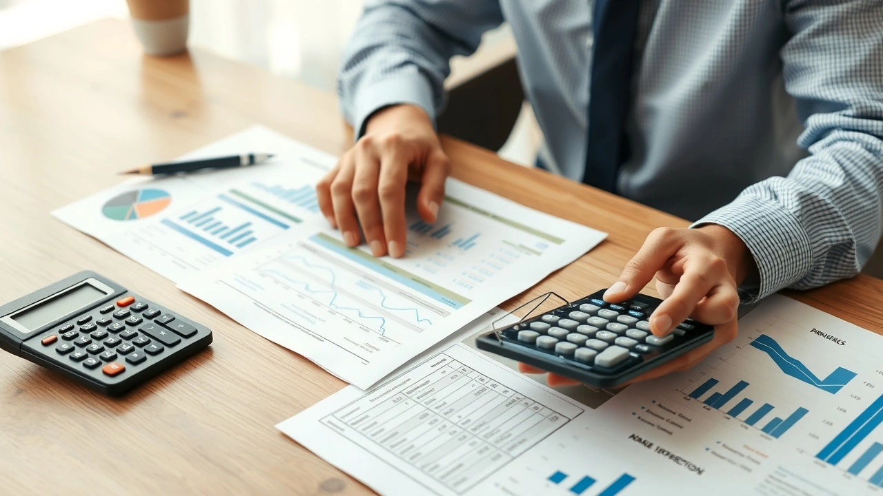 une personne examinant ses documents de retraite