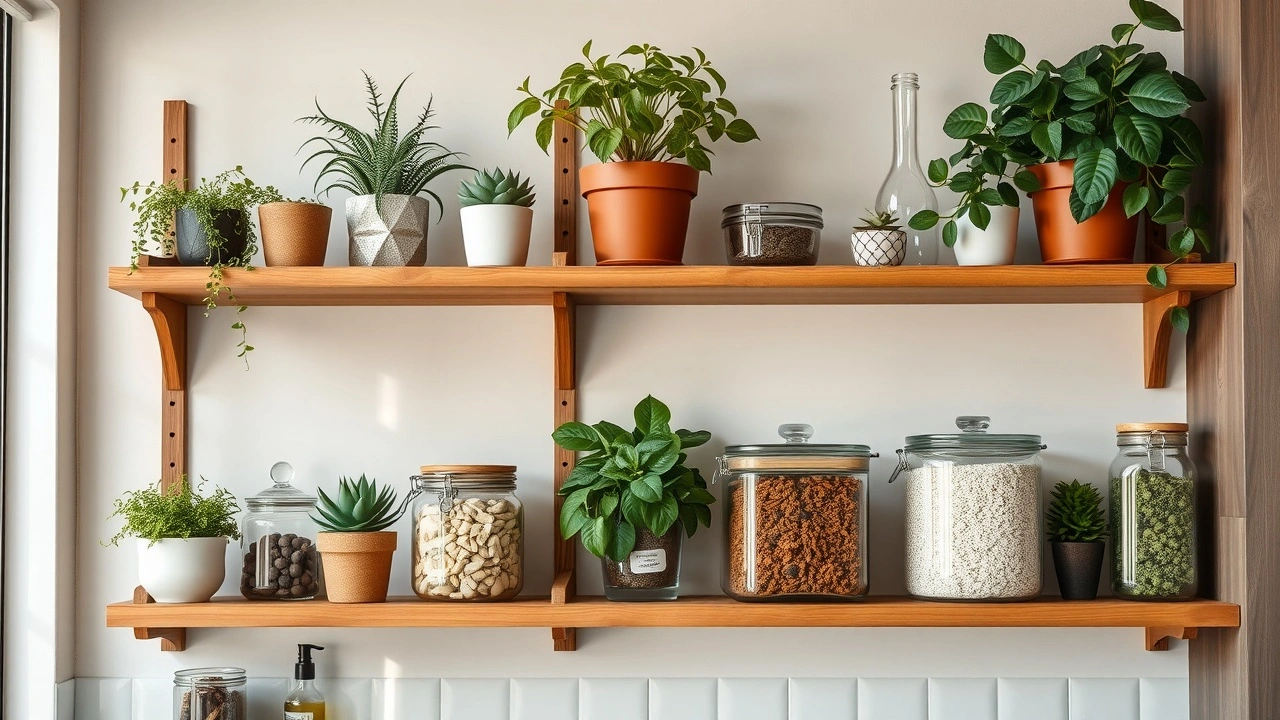 solution de rangement moderne et durable dans une cuisine