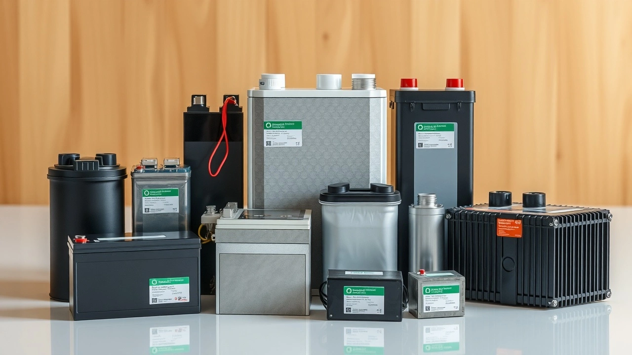 technologies de stockage denergie sur une surface propre