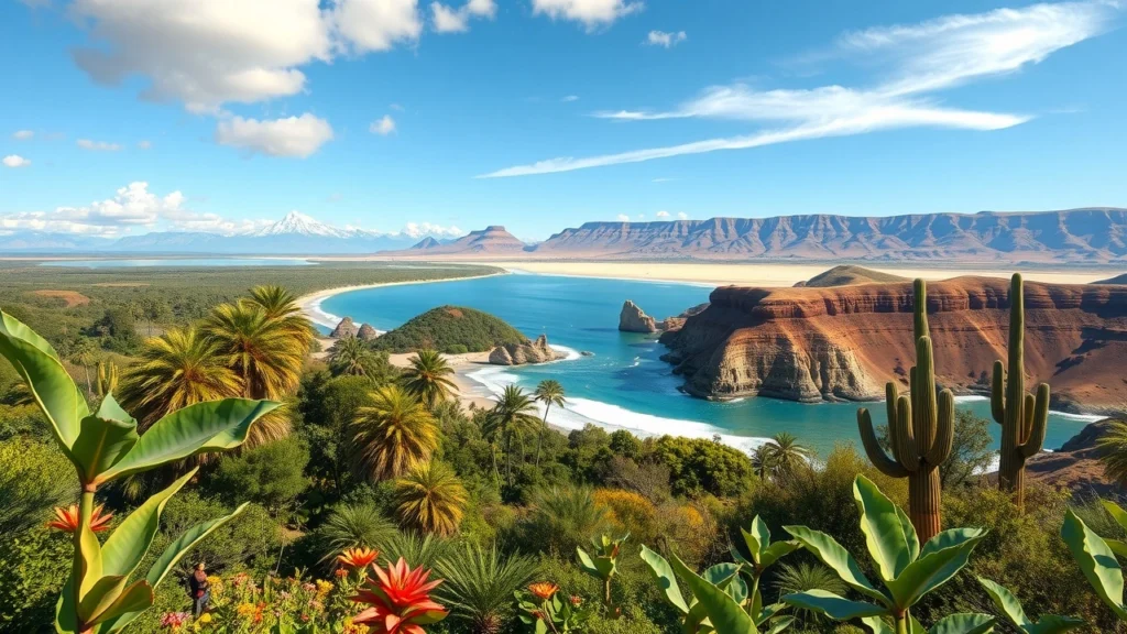 Une magnifique scène naturelle illustrant des écosystèmes fragiles du monde, inspirant une passion pour la nature.