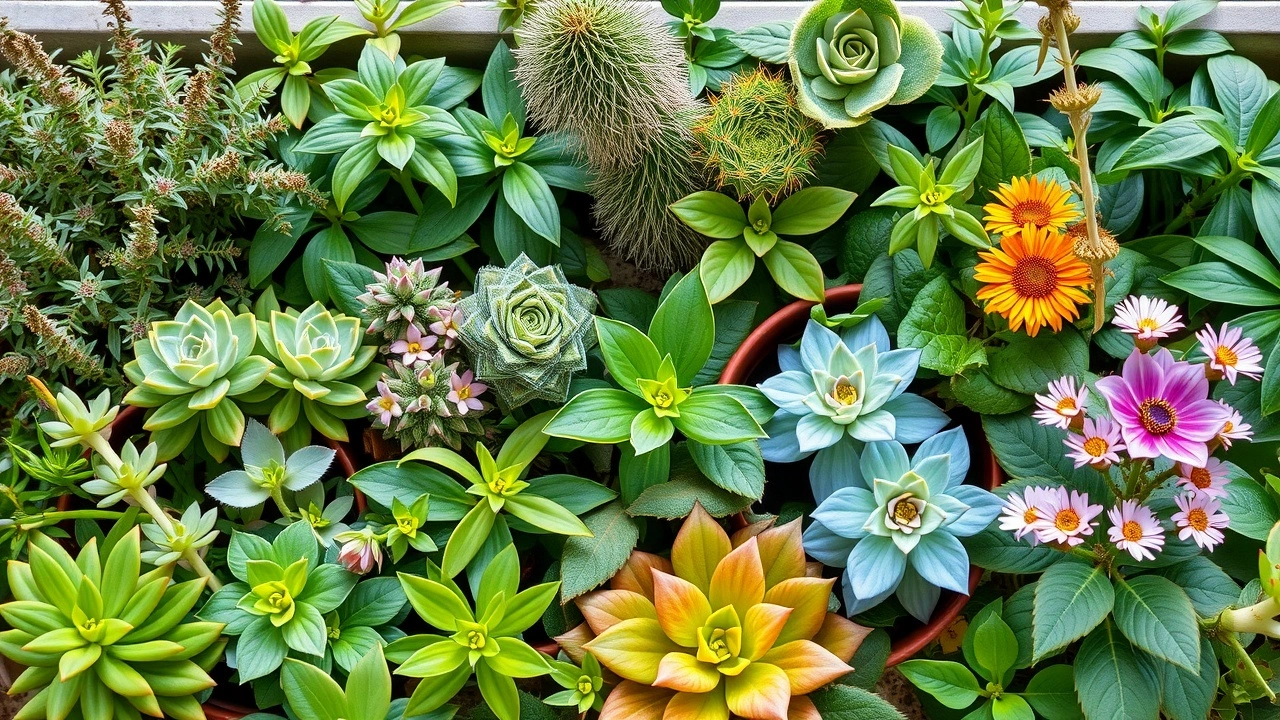 plantes adaptées pour un jardin ou un balcon