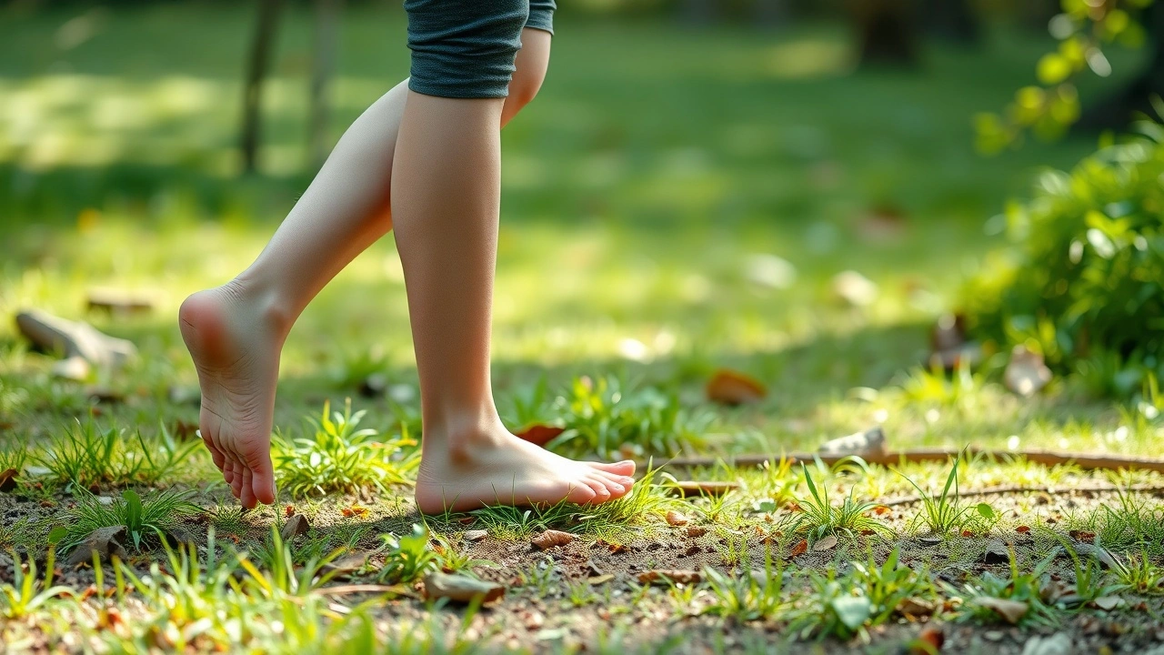 person pratiquant des rituels de nature en plein air